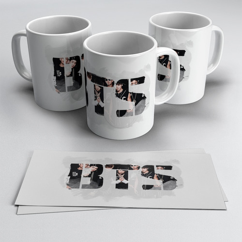 Imagen 8 de 10 de Tazas Personalizadas Bts C/caja Sublimada K-pop