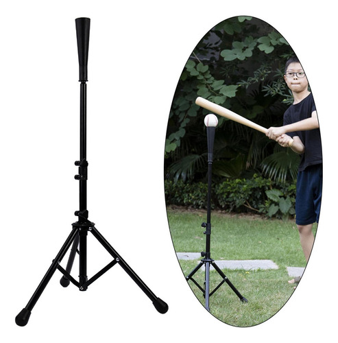 1pcs Playera De Bateo Béisbol Softbol Trípode Ajustable