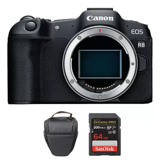 Canon Eos R8 Mirrorless Solo Cuerpo + Memoria + Bolso