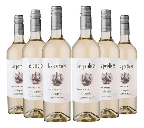 Vino Las Perdices Pinot Grigio 6x750 Ml 