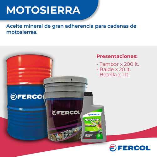 Aceite Especial Cadena Motosierra Botella De 1 Lt