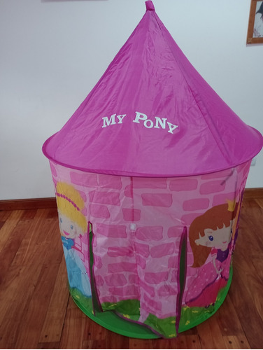 Carpa Castillo My Pony Princesas Impecable. Envios 