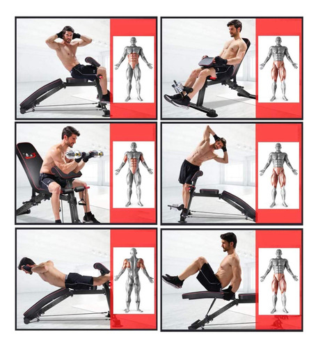 Garcan Banco Ajustable Para Sentarse Banco De Entrenamiento