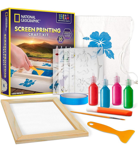 Kit De Serigrafía Para Niños De National Geographic - Kit De