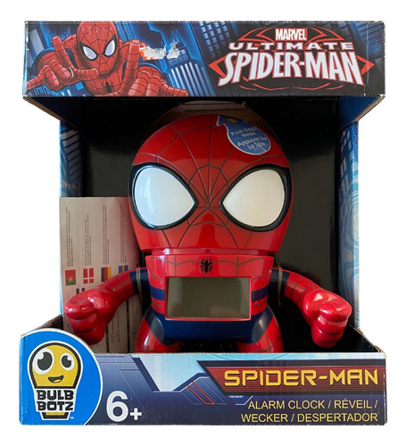 Reloj Despertador Bulbbotz Spider Man