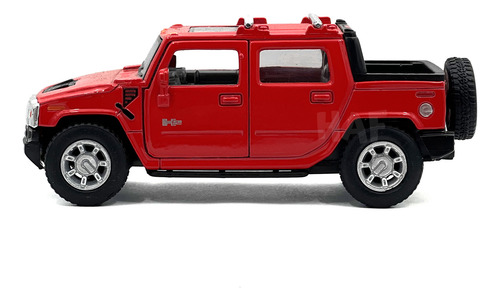 Auto Escala 1:40 Hummer H2 Suv 2008 Kinsmart Metal Diecast