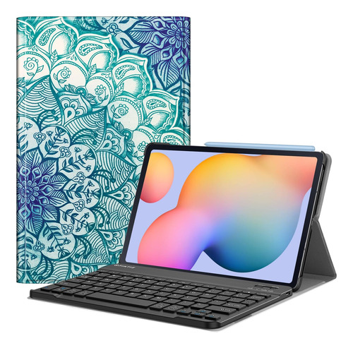 Funda Con Teclado Fintie / Para Galaxy Tab 10.4 /illusions