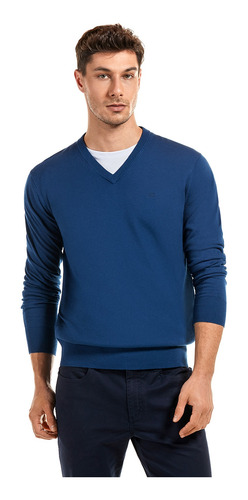 Sweater Anger Azul New Man Sweater Anger Azul New Man