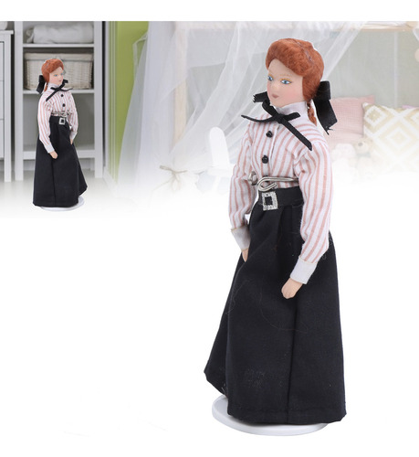 .. Doll Toy 1:12 En Miniatura Para Mujer, Modelo De