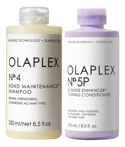 Olaplex Kit 4p Y 5 Shampoo Violeta Y Acondicionador 