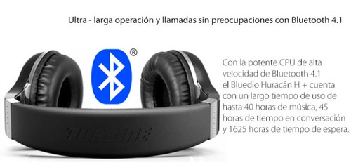 Imagen 3 de 5 de Audifonos Bluedio Turbine Hurricane Bluetooth A Meses