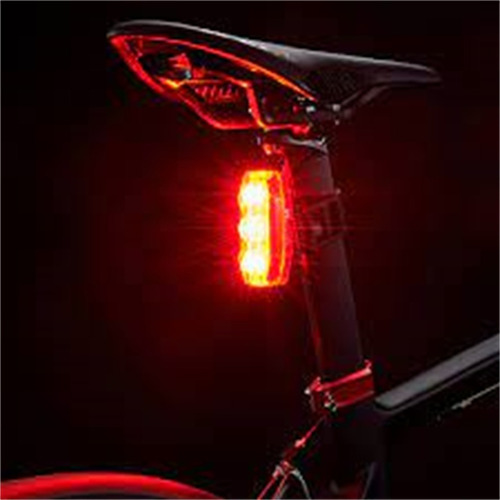 Luz Bicicleta Trasera | Cateye Viz-450 Lumens - 65 Hs - Usb Color Rojo