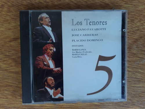 Cd Los 3 Tenores Vol 5 Pavarotti Jose Carreras P Domingo 