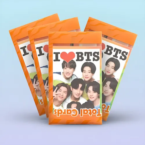 Kit 200 Cards Bts Colecionável K-pop 50 Packs Coreanos