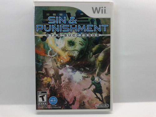 Sin & Punishment Star Sucessor Treasure Nintendo Wii Lacrado