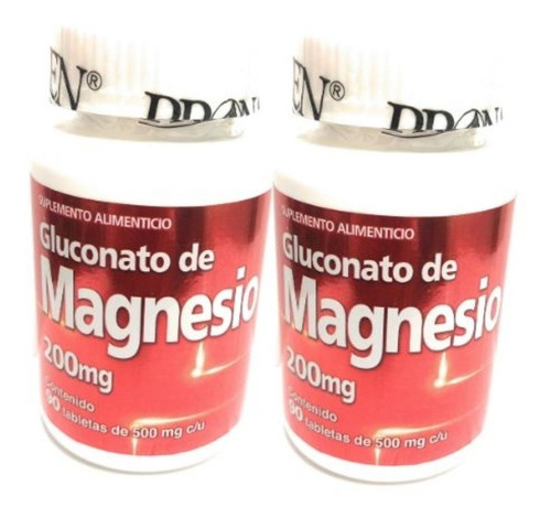 Gluconato De Magnesio 90 Tab Pronacen 200mg (2 Pz)enviofull 