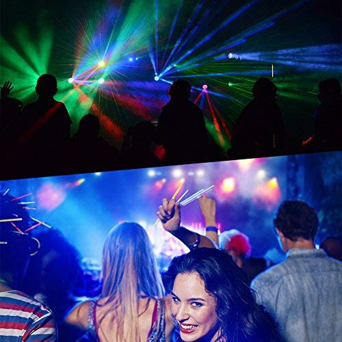Luces Dj Par Led Rgb Con 7 Modos Y Mando A Distancia Paquete