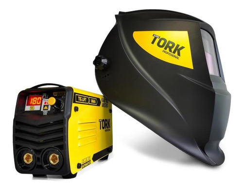 Máquina Solda Inversora 180 220v Kab180 Cim6180 Tork+máscara