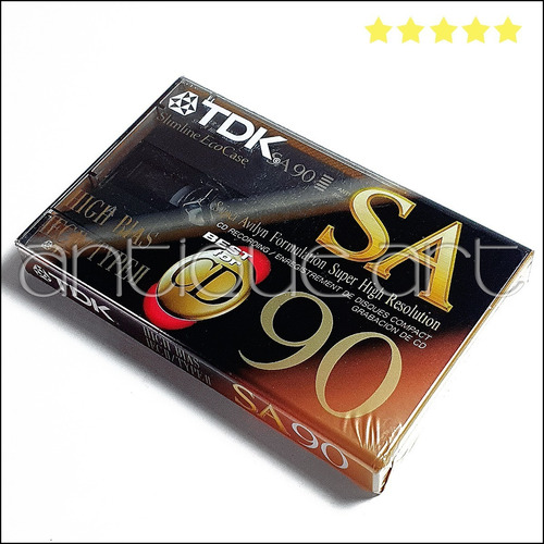 A64 Cassette Tdk Cromo Sa 90 Minutos Sellado Deck Audio Tape