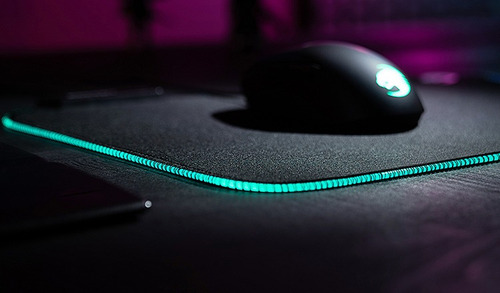 Imagen 3 de 9 de Mouse Pad Rgb Gamer Para Computadoras Laptop Escritorio