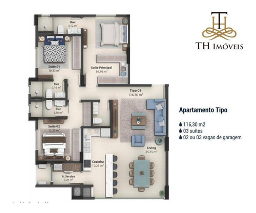 Imagem 2 de 3 de Oportunidade A Preço De Custo! Apartamento 3 Suítes, 2 Vagas No Centro De Balneário Camboriú! - Ap0719
