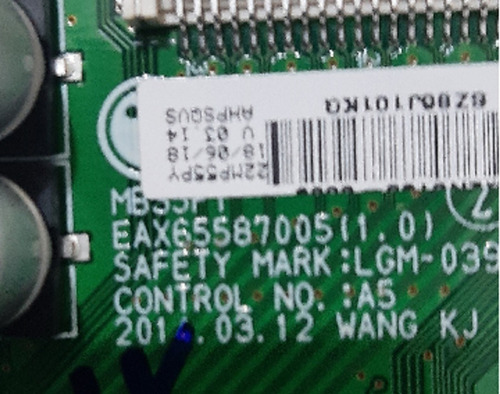 Placa De Sinal E Fonte Do Monitor Hp V225hz 22mp55py-b