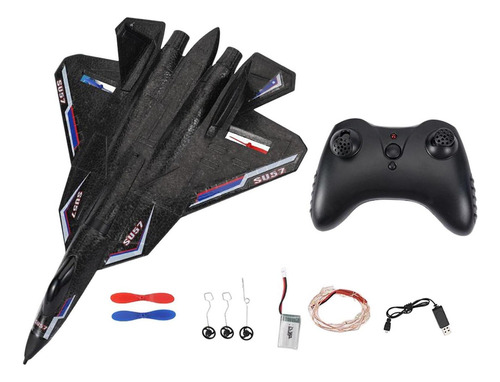 Epp Aircraft Radio Control Su-57 Glider Caza Negro