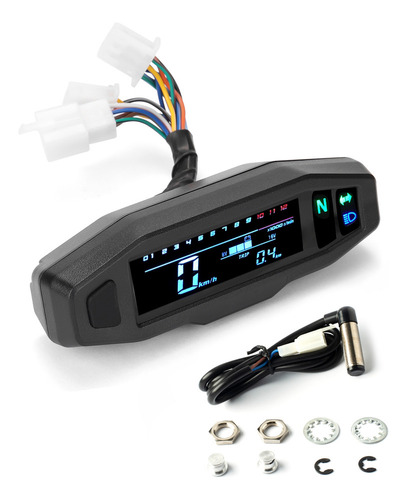 A Velocímetro, Tacómetro Lcd, Velocímetro Universal Para
