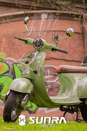 Imagen 18 de 19 de Moto Vintage / Tipo Vespa / 50km Bateria Litio Extraible / G