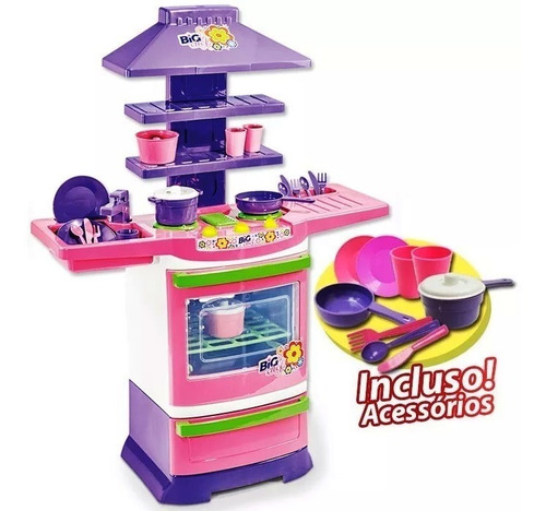 Imagem 3 de 8 de Fogãozinho Infantil Acessórios Batedeira E Liquidificador
