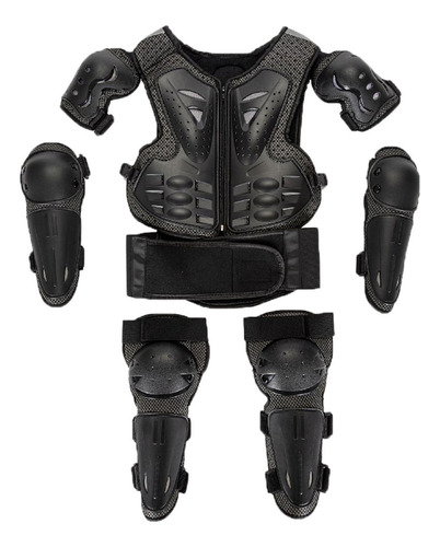 Pf Niños Motocicleta Traje De Armadura Pecho Protector De