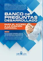 Comprar Banco De Preguntas Desarrollado Acceso Función Notarial 2024