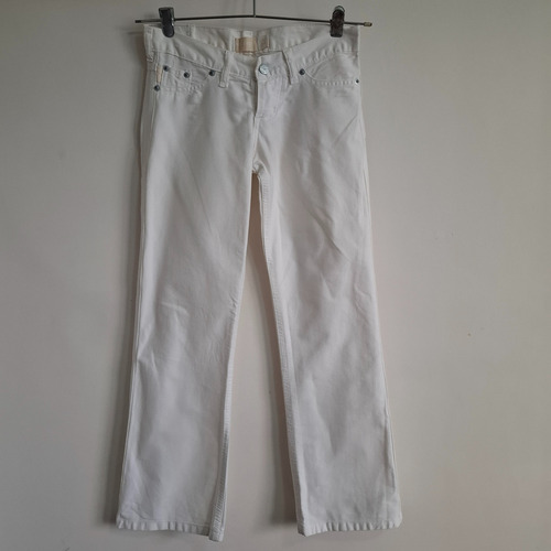 Jean Elastizado Oxford By Deep Blanco Talle 40 (Usado)
