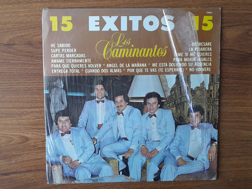 Los Caminantes.  15 Exitos 15. Disco Lp Musart 