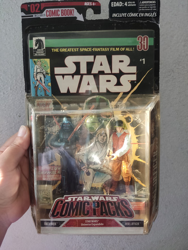 Star Wars Comic Packs Darth Vader Rebel Officer (Usado)