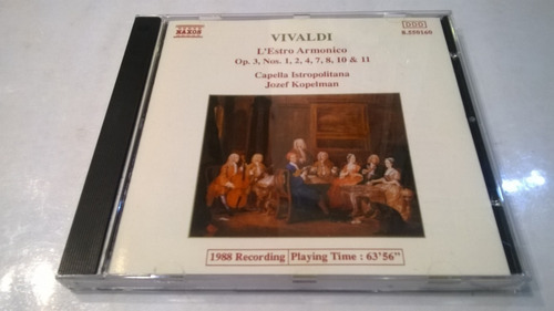 L'estro Armonico, Vivaldi - Cd 1989 Nuevo Germany Naxos