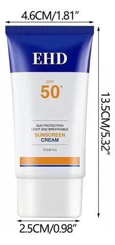 3pcs×sun Control De Brillo Protector Solar Facial Fps 50,60g