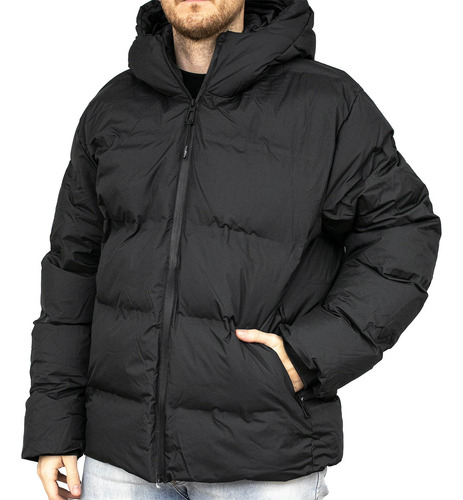 Campera Hombre Capucha Abrigo Puffer Saco Cierre Briganti