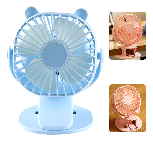 Ventilador De Escritorio Usb Con Clip, Miniventilador De Esc