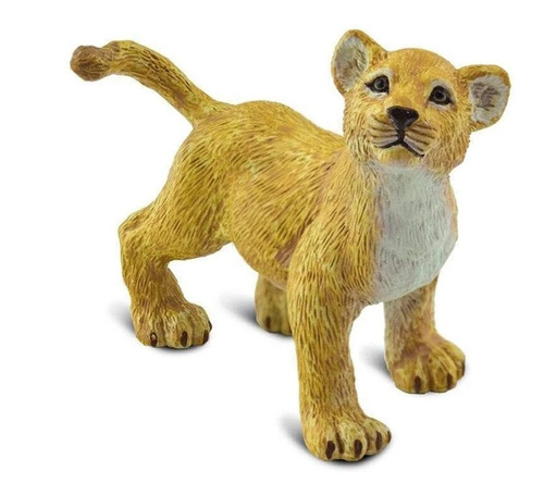 Figura Safari Cachorro León Juguete Realista P/ Niños Febo