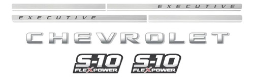 Faixa Adesivo Chevrolet S10 Executive Flex 2009 2010 2011