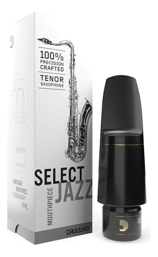 D'addario Woodwinds Select Jazz Boquilla Para Saxofón Tenor 