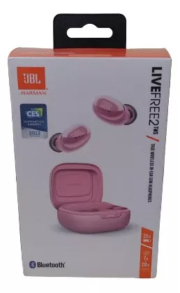 JBL Audífonos Bluetooth JBL Live Free2 Rosa