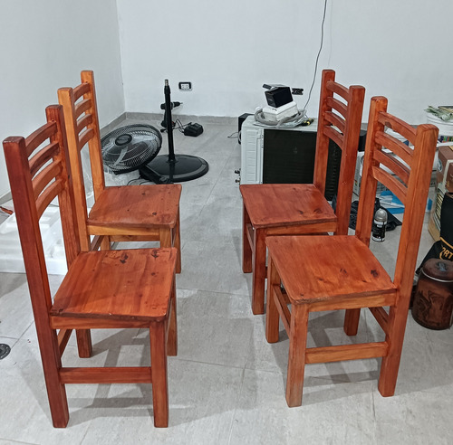 Silla Sofia Para Bar O Restaurante De Pino Marrón (Usado)