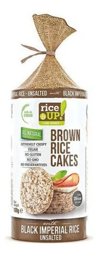 Biscoito Arroz Rice Up Sem Sal 120g Unidade Original