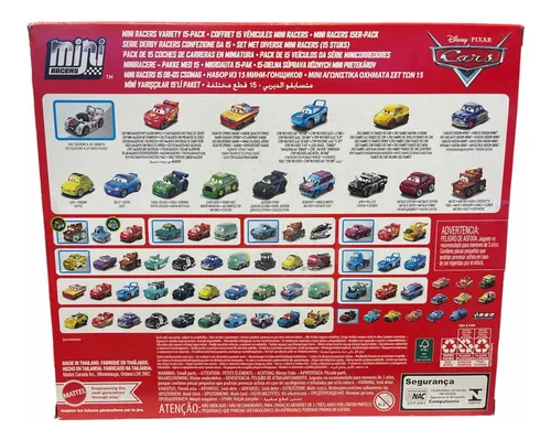 Disney Cars Mini Racers 15 Pack Will Rusch Miss Fritter Excl