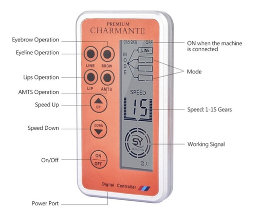 Imagen 8 de 10 de Dermografo Digital Charmant Ii Premium