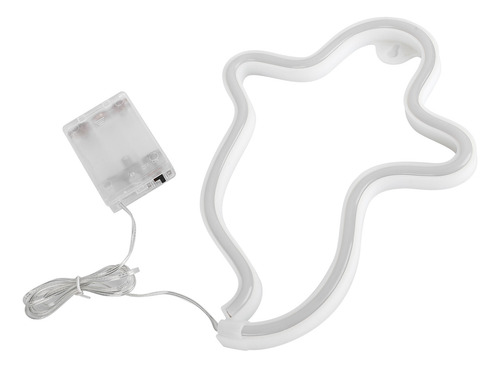 Señal De Neón Con Forma De Fantasma, Innovadora Noche Led Pa