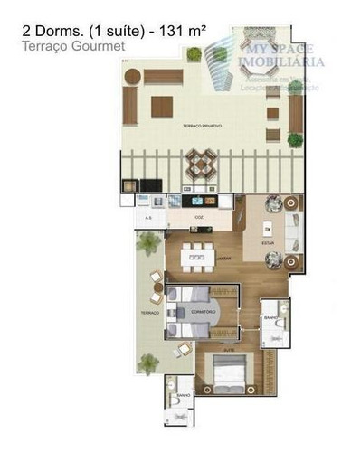 Imagem 1 de 30 de Apartamento Com 2 Dormitórios À Venda, 131 M² Por R$ 978.000,00 - Vila Ema - São Paulo/sp - Ap0103