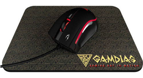 Imagem 2 de 6 de Combo Mouse Para Jogo 3200dpi Zeus E2 + Mouse Pad Nyx Gamer